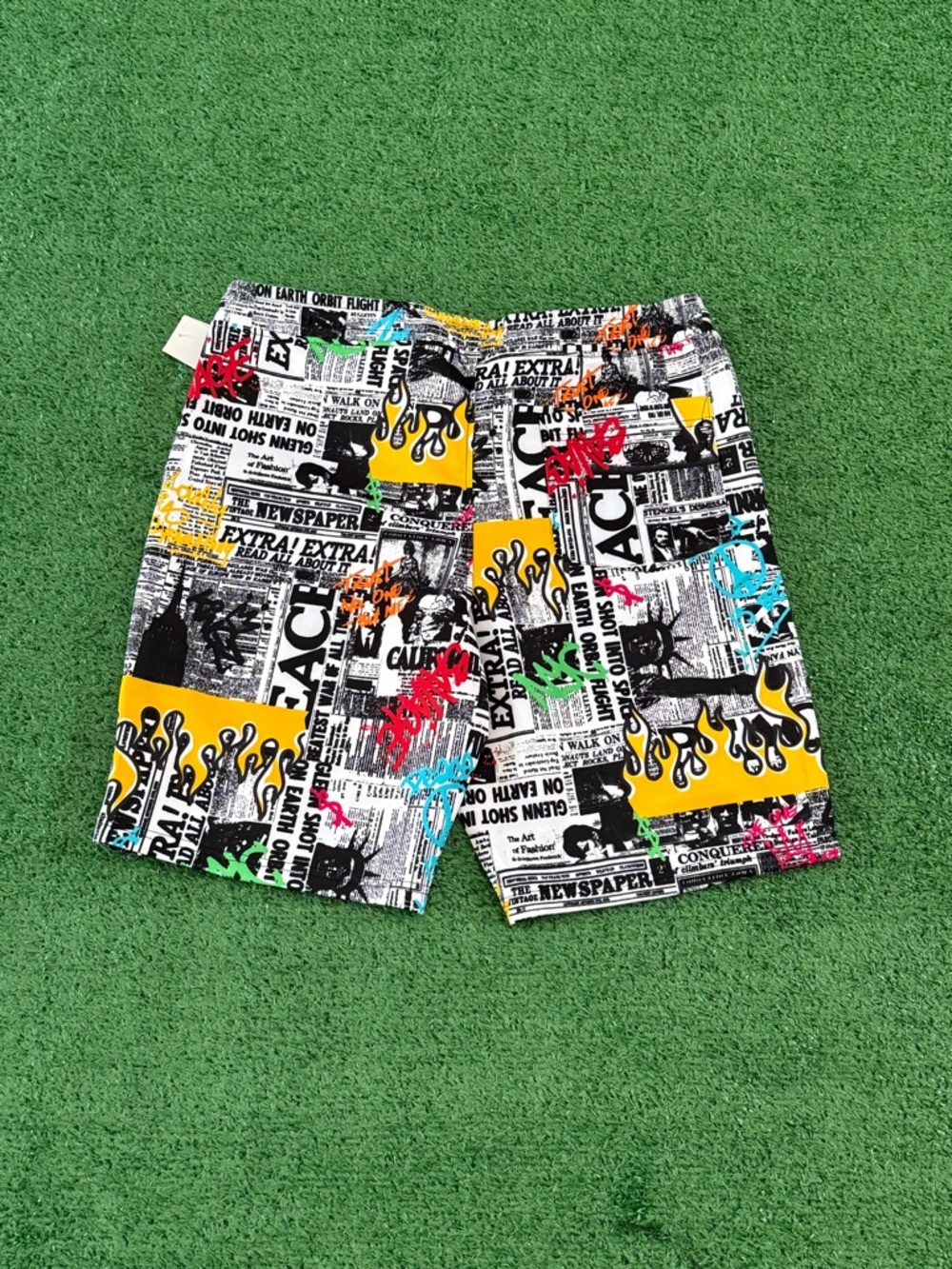 Men's Multi-Color Graphic Print Shorts